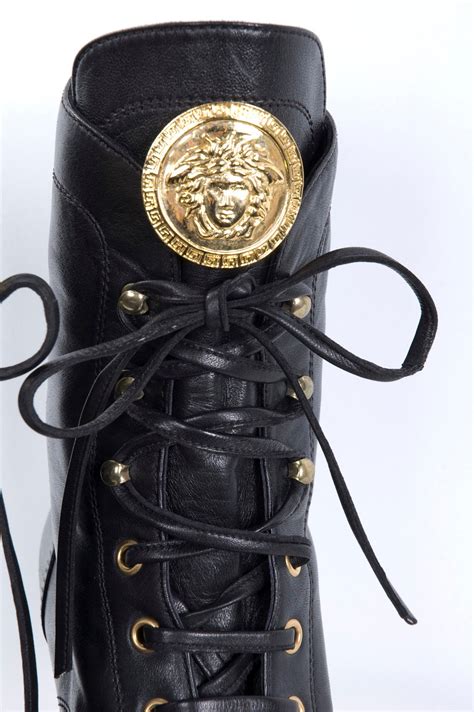 vintage gianni versace boots|vintage Gianni Versace label.